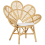 Beliani Peacock Chair FLORENTINE Rattan Natural 1