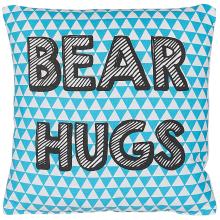 Throw Cushion RADZKOT 40 x 40 cm Cotton Blue