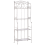 Beliani Shelving Unit PADUA 61 cm 156 cm Metal White 1