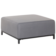 Ottoman ROVIGO Fabric Grey