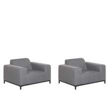Armchair ROVIGO Fabric Grey