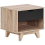 Beliani 1 Drawer Bedside Table SPENCER Black 1