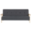 Beliani Sofa Bed 3 Seater TJORN Fabric Dark Grey 1