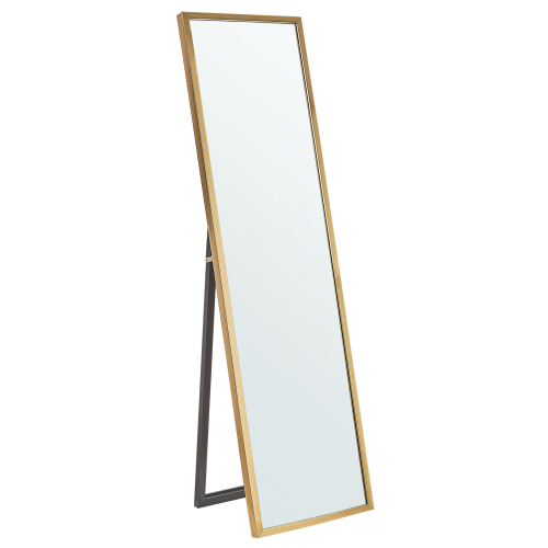 Beliani Standing Mirror TORCY 140 cm Gold