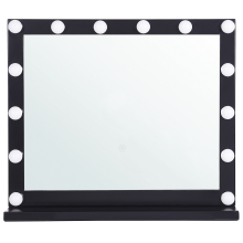 Dressing Table Mirror LED BEAUVOIR Black
