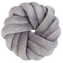 Throw Cushion AKOLA 30 x 30 cm Velvet Grey Solid