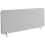 Beliani Desk Screen WALLY 160 x 40 cm Light Grey 1