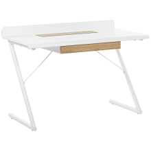 Home Office Desk FOCUS 120 cm 60 cm with Drawers White