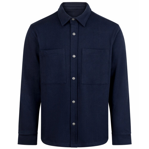 (S, Navy) Front Row Unisex Adult Premium Overshirt