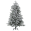 Beliani Artificial Snowy Christmas Tree BASSIE 210 cm White 1