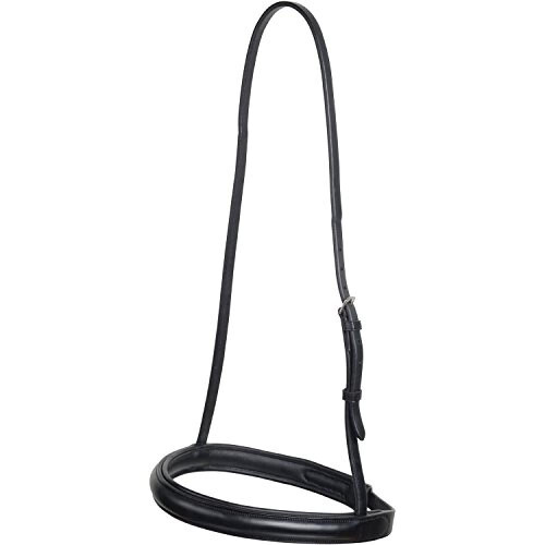 (Warmblood, Black) Collegiate Leather Cavesson Noseband IV
