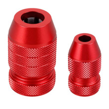 Drill Depth Stop for Drill Bits Adjustable Drill Stop Applicable Drill Size Range 5/64"-3/16",15/64"-7/16" Tools 2pc