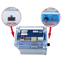 Ferramenta de Teste e Detecção de Falhas para Motores de Ventiladores de 3/5 Fios, com Plugue Padrão Europeu.