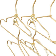 Clothes Hanger Connector Hooks, 50 Pack Gold Metal Cascading Extender Clips, Sturdy Hanger Hooks for Velvet Hangers