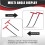 2pcs Exhaust Spring Puller Tool Motorcycle Exhaust Spring Hooks, T Handle Exhaust Spring Hooks Snowmobile Spring Puller 7