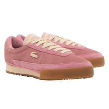 (4 UK, Pink) Lacoste Womens/Ladies Aura Suede Trainers