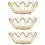 3pcs Metal Fruit Basket Set/Vintage Rustic Hanging Fruit Bowl Rack/Fruit Rack Storage Basket/Suitable for Kitchen Counte 1