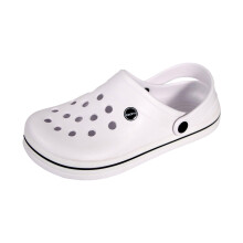 (5 UK-6 UK, White) Keanu Unisex Adult Contrast Detail Clogs