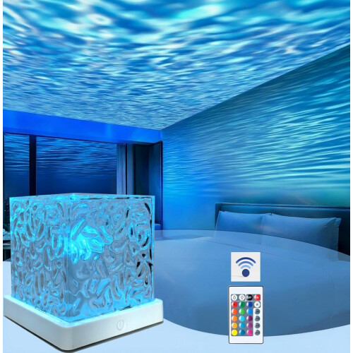 Ocean Wave Projector Light - 16 έγχρωμο LED Star Night Light με 4 λειτουργίες, Galaxy Projector Light γ