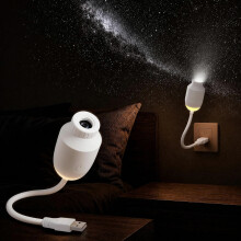 USB-sterprojector met 12 HD-glasprojectiedia's voor de slaapkamer