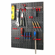KCT 2 Pcs Plastic Wall Mounted Tool Board Storage DIY Organiser Garage Workshop Shed Shelves