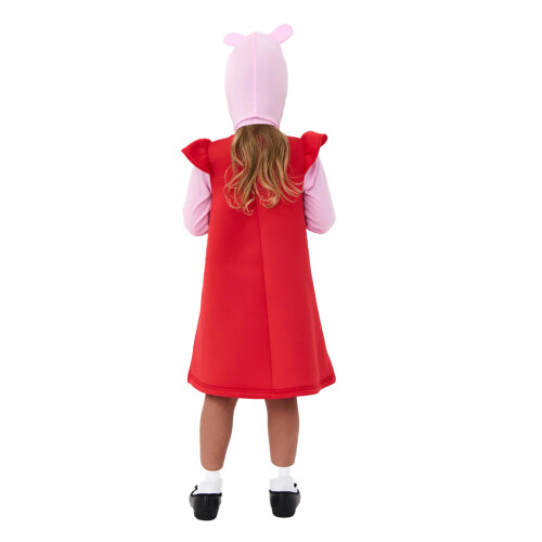 Peppa Pig (2-3 Years, Red/Pink) Peppa Pig Girls 3D Costume 1
