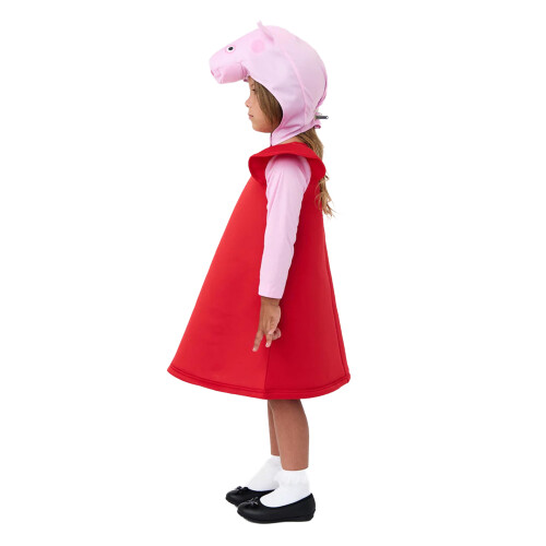 Peppa Pig (2-3 Years, Red/Pink) Peppa Pig Girls 3D Costume 2