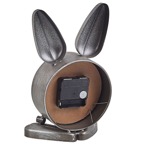 Beliani Clock THUSIS Metal Silver