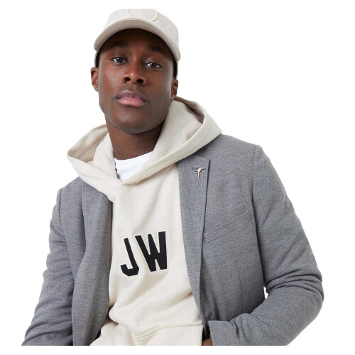 (S, Grey) Jack Wills Mens Logo Jersey Blazer 2