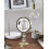 Beliani Makeup Mirror LED CLAIRA Gold 2