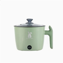 (Green) Single-Layer Electric Steamer, Electric Hot Pot, Electric Cooker, Household Small Electric Pot, Multi-Functional