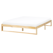 Bed without Headboard Pine Wood TALAIRAN 160 x 200 cm (EU King Size) Light Brown