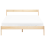 Beliani Bed Pine Wood MADONE 140 x 200 cm (EU Double) Light Brown 4