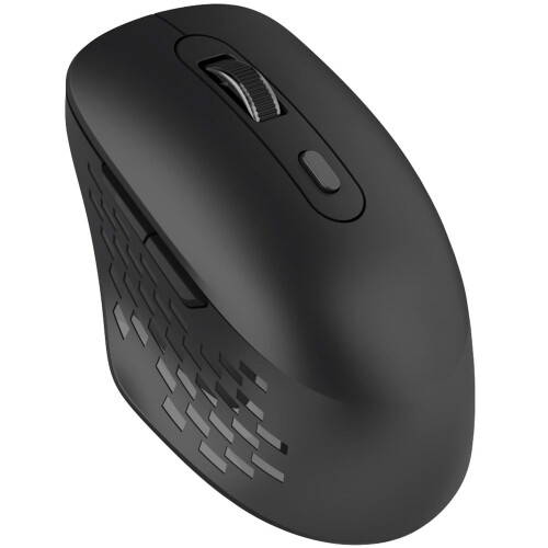 Bezdrôtová myš s dvoma režimami, tichá, Bluetooth + RF, čierna
