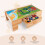 Wooden Train Set with Reversible Tabletop, 100 Pieces 3