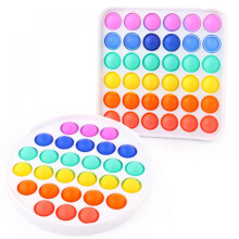 2 ks Fidget Pack S proti úzkosti a stresu, tie-dye push bubble Fidgets SS