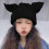 Γυναικείο καπέλο γάτας Beanies, καπέλα Beanie, χειμωνιάτικα καπέλα, ασορτί κ 4