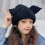 Γυναικείο καπέλο γάτας Beanies, καπέλα Beanie, χειμωνιάτικα καπέλα, ασορτί κ 5