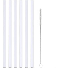 6 ks [] Náhradní brčka do lahve Hydro Flask, brčka bez BPA s kartáčkem na brčka