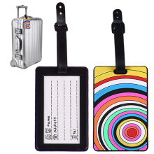 Conjunto de 2 Etiquetas de Bagagem para Viagem com Nome e Identificação.