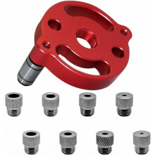Self Center Dowel Jig Woodworking Joints Tool,Handheld Drill Guide for Straight Holes,Wood Panel Hole Puncher Locator