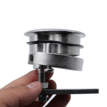 Marine Hardware Edelstahl 316 Drehverschluss 65x60mm Einbau-Zuggriff für Schrankluke mit Schlüssel