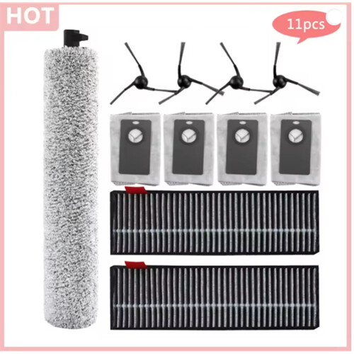Replaceable Roller Cloth Side Brush Dust Bag Filter Accessories for Uwant U300 U300 Max Sweeping Robot Vacuum Cleaner 2