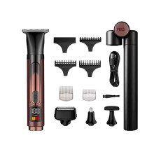 Kit de Rasage Électrique pour Homme : Tondeuse pour le Dos, le Corps, le Visage, les Bras et le Menton, Tondeuse à Barbe Sans Fil