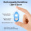 2 Pack Light Clip for Night , Rechargeable Magnetic Hands Free LED Flashlight for Nightshift, Walking, Running, Pets 4