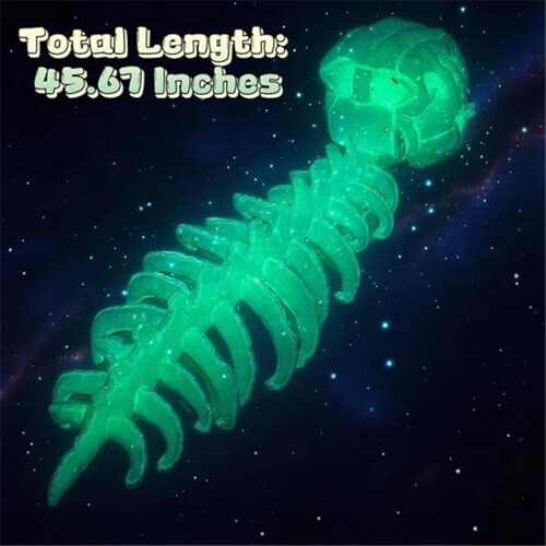 Glow Dinosaur Skeleton Hat 3D Realistic Dino Skull Cap Halloween Costume 1