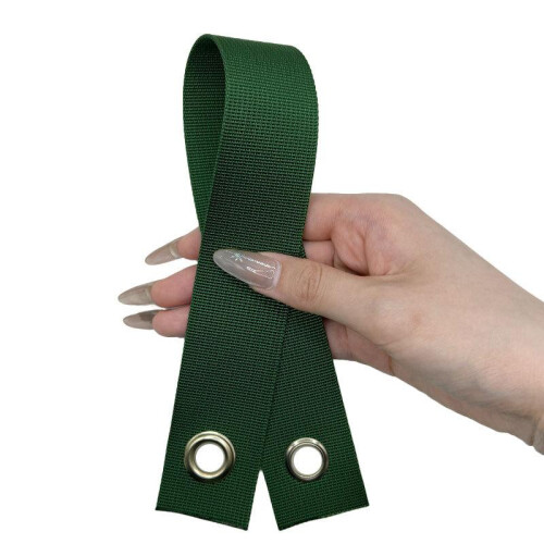 (6pcs Olive green) Garden Tree Support Strap Green Nylon Grommet Tie Windproof Tree Binding Belt Adjustable Plant Fixing Strap for Yard 1