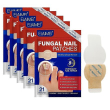 (5packs) Fungus Patch Waterproof Nail Repair Patches Nail Ingrown Correction Sticker for Discolored Or Damaged Nails