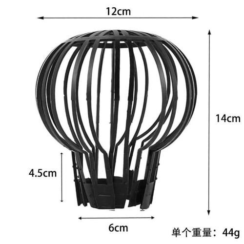 (4pcs) Black Plastic Eave Net Drain Strainer, Round Drain Filter Cover, Anti-Clogging Sink Drain Protector for Kitchen Bathroom