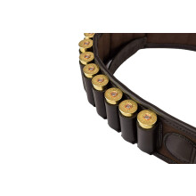 JACK PYKE Heavy Duty Cotton Canvas Cartridge Holding Belt Brown